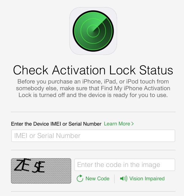 apple activation lock